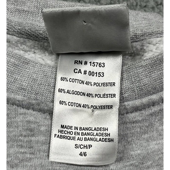 Minnesota‎ Wild Crewneck Sweater Gray Hockey Laces Sweatshirt NHL Size Small - Picture 4 of 7